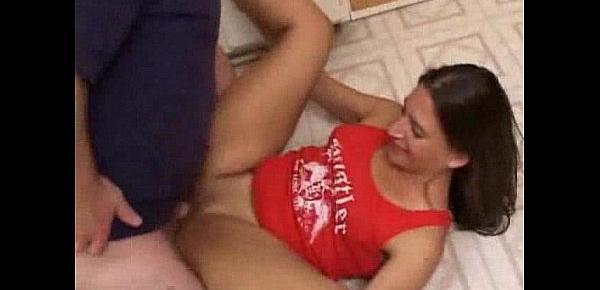  Wife gets totally wasted and gangbanged at a party